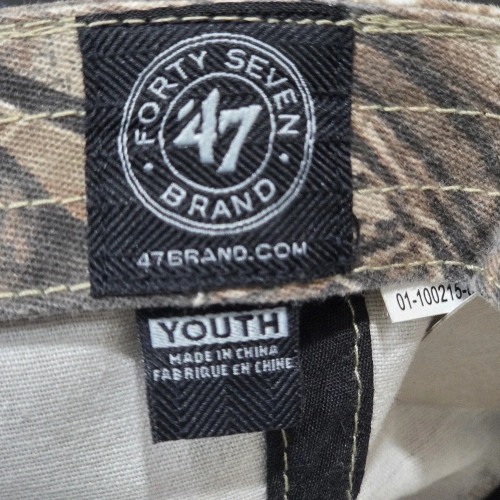 K-State Wildcats Youth Camo Hat Realtree Adjustable Cap Purple Strapback New NWT